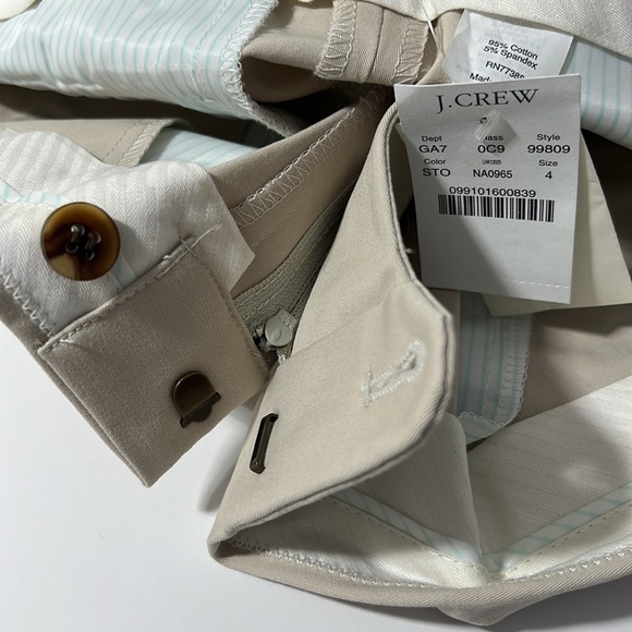 J. CREW | City Fit Stretch Pants. Sz. 4 - Picture 10 of 11